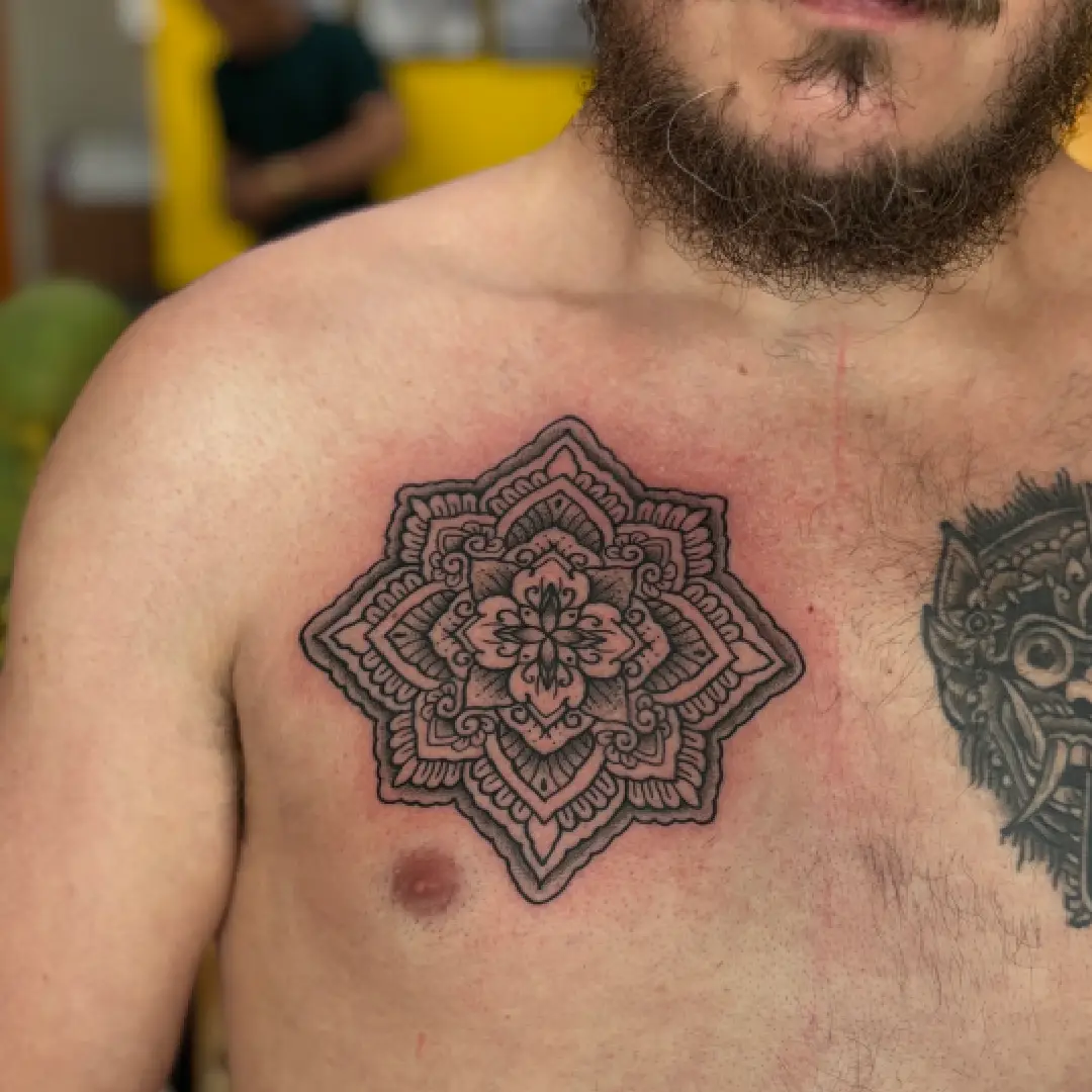 Geometric & Mandala tattoo example 2 by Mex Tattoos Bali