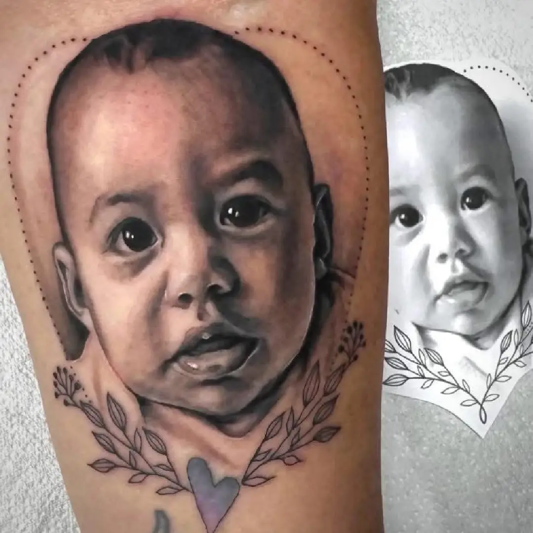 Portrait tattoo example 1 by Mex Tattoos Bali
