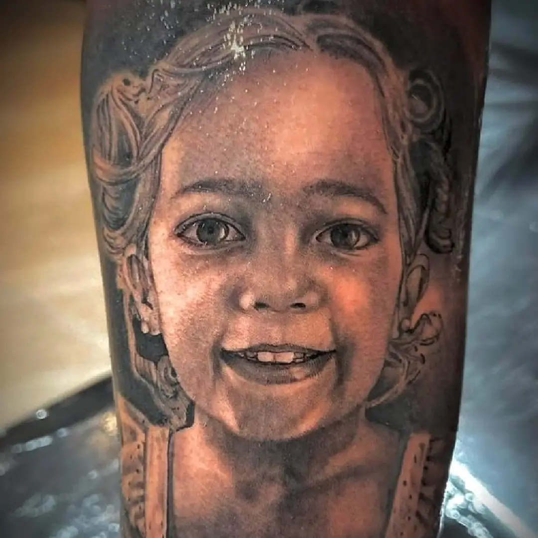 Portrait tattoo example 3 by Mex Tattoos Bali