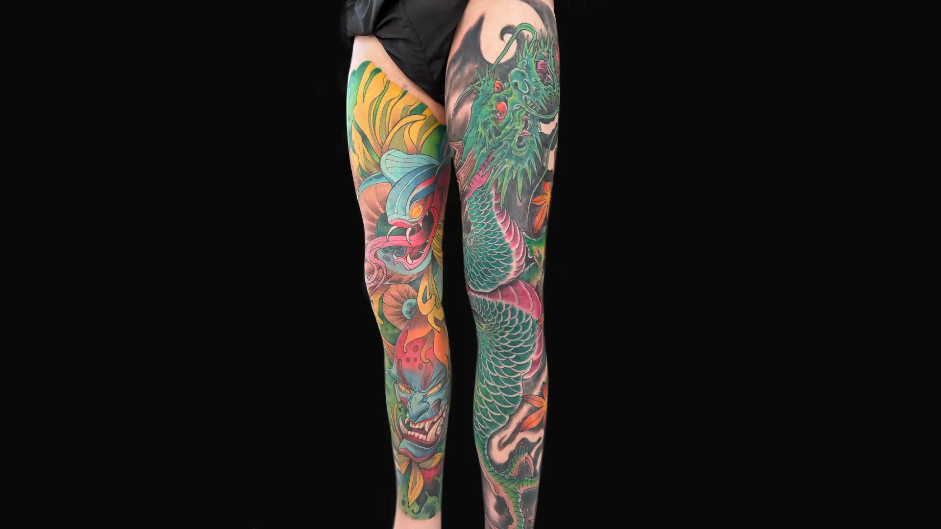 Japanese & Oriental tattoo created at Mex Tattoos Bali