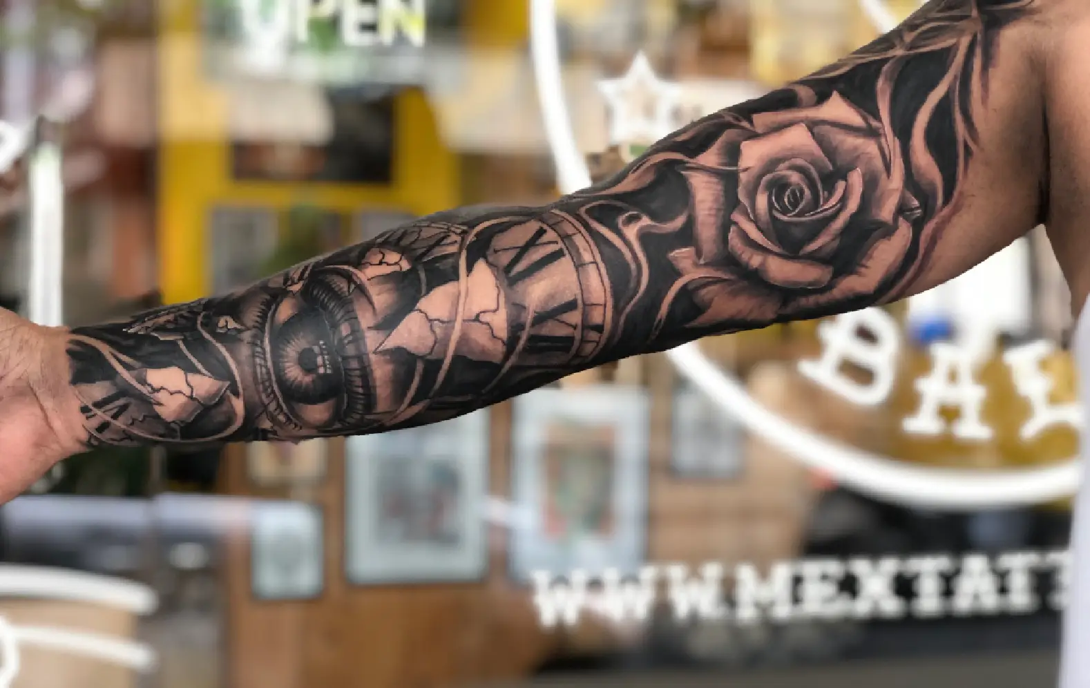 Realism tattoo created at Mex Tattoos Bali