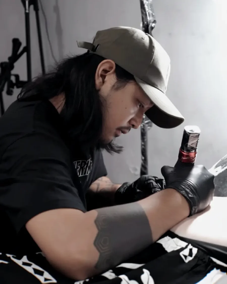 Bayu, tattoo artist at Mex Tattoos Bali